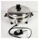 Health Craft 7273 Completely Immersible Electric Fry Pan Excellent Condition With Cord