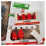 Lot Of Christmas Items Target Vintage Light Bulbs Philips Extension Cord Light Set