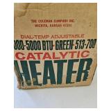 Vintage Unused Coleman Catalytic Heater