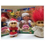 Group of Assorted TROLL DOLLS - Some Brand New