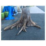 Great Looking Large Hollow Tree Stump w/Roots