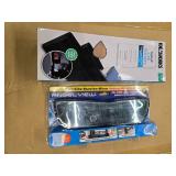 14" Wide Angle Rearview Mirror & Set of 2 Ideaworks Car Pockets ( New and in packs)