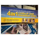 Lot of 2 Items: DIY Mat Cutting Kit & 4-in-1 Chin-Up Bar Doorway Gym