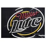 VINTAGE MILLER LITE BEER SIGN