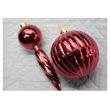 Collection of 15 Christmas Ornaments in Organizing Box