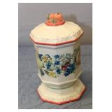 Collection of Vintage Fruit-Themed Kitchen Decor including Serving Pieces and Salt & Pepper Shakers