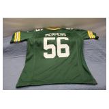 Green Bay Packers Jersey #56 Peppers, Size L