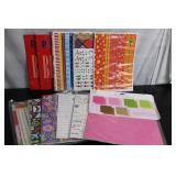 Bulk Lot of Scrapbooking Paper and Accessories