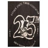 Vintage Black T-Shirt - Gopher State Timing Association 25th Anniversary 1981