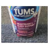 4- 54 ct Tums Heartburn & Sleep Sup...