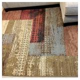 Large Modern Geometric Area Rug