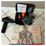 Toloco Massage Gun and Self Care Trigger Point Books