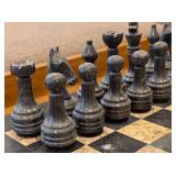 Marble and Onyx Chess Set