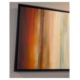 Large Framed Flow II Canvas Print by Max Hansen