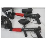 Tippmann paintball guns , masks