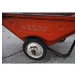 Vintage Radio Cart Wheel Barrel