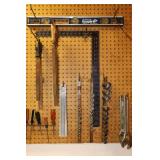 Garage Shop Workbench Hand Tools Supplies Etc