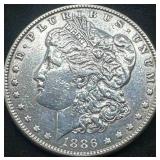 1886 Morgan Silver Dollar