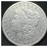 1897 Morgan Silver Dollar