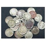 Lot of 25 Buffalo Nickels