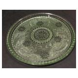 Vintage Green Depression Glass Lot