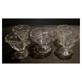 Clear Sundae Glasses