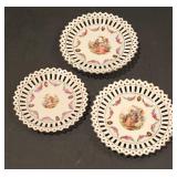 Set of Three Bavaria Lattice Plates