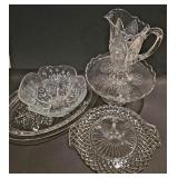 Crystal Serving Dishes Lot