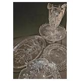 Crystal Serving Dishes Lot