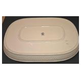 White Ceramic Serving Tray