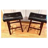 Saddle Seat Bar Stools (2)