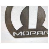 MOPAR Logo Metal Wall Art Sign - Unique Automotive Decor