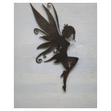 Decorative Metal Fairy Wall Art Silhouette