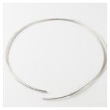 Sajen Layered Sterling Silver Wire Collar Necklace.