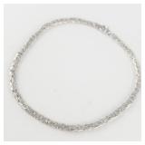 MILOR Byzantine Sterling Silver Anklet .