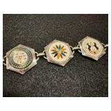 Vintage Pennsylvania Dutch Folk Art Hex Bracelet