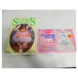 Craft Items-Pillow Case Doll Kit-Embroidery Thread-Two Instruction Magazines, Inc.