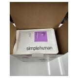 New Simplehuman 9 oz. Touch-Free Automatic Soap Dispensor - Rechargeable Sensor Pump, Brushed Stainless Steel - Retail $69.99