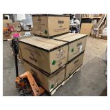 Pallet Containing 7 New Kicker Subwoofer Boxes - Atrend 15" Dual Square Kicker Subwoofer Boxes  15KDV