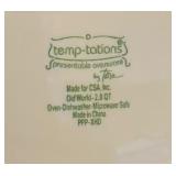 Temp-Tations Green Hen 2 Quart Casserole Serving Set