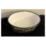 Temp-Tations Old World Green Serving Platter, Canister, Soup Bowls, Trivet and More!