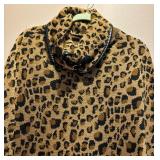 New Kelly & Katie Animal Print Poncho