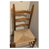 Pair of Vintage Ladder Back Chairs