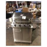 Nexgrill 4-Burner Propane Gas Grill in Stainless Steel with Side Burner   Customer Returns See Pictures