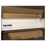 Everbilt 4 ft. x 12 in. Decorative Shelf Cover - White  Customer Returns See Pictures