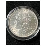 1896 US MORGAN SILVER DOLLAR IN AIRTITE