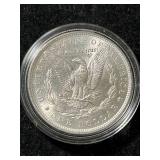 1896 US MORGAN SILVER DOLLAR IN AIRTITE