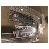 Lot of Assorted Metal Shelving Racks Various Models and Conditions   Customer Returns See Pictures