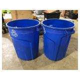 Lot of Recycling Bins Customer Returns See Pictures