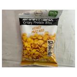 12 Bags of Smart-Snx Crispy Protein Bites - Honey Mustard